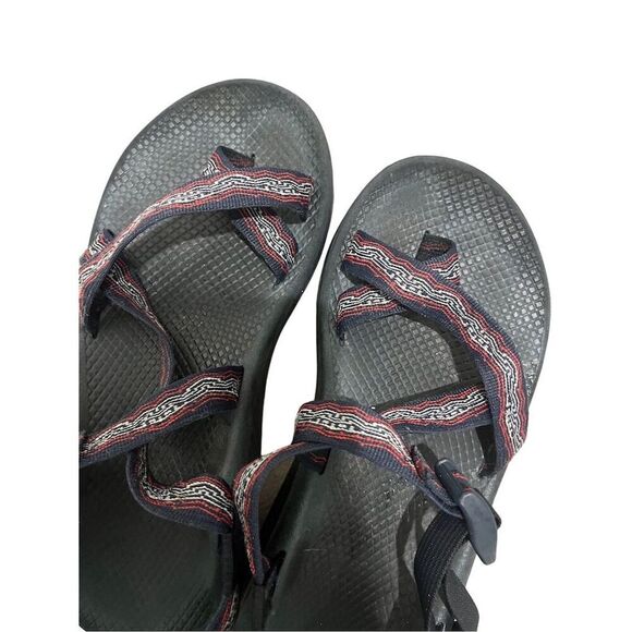 Chacos Men's Z/1 Yampa Sandals Size 9 Navy Red White Adjustable Straps - Picture 4 of 10